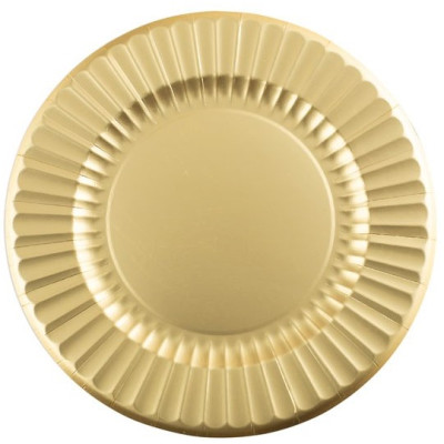 6 Sottopiatti Ø33cm ORO SATINATO piatto MAXI sottopiatto in carta monouso