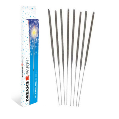 50 SCINTILLE 28 CM PER FESTE DI OGNI GENERE-stelle filanti matrimonio, capodanno