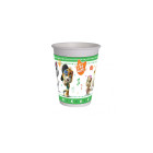 8 bicchieri 44 GATTI decoro Tavolo - in plastica monouso 200 ml