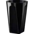 8 Bicchieri NERO in Plastica rigida - addobbo decoro tavola