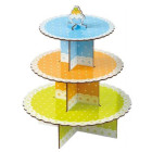 Alzata Porta MUFFIN, cupcake, dolci personalizzabile - in cartone colorato