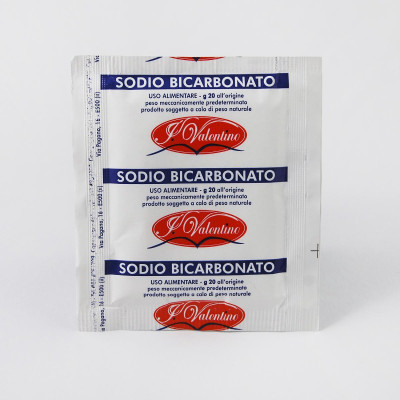 Bicarbonato di sodio PURISSIMO - 4 bustine da 20 gr SENZA GLUTINE