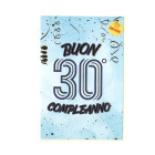 Biglietto di Auguri per il Compleanno di 30 Anni - biglietto augurale con busta