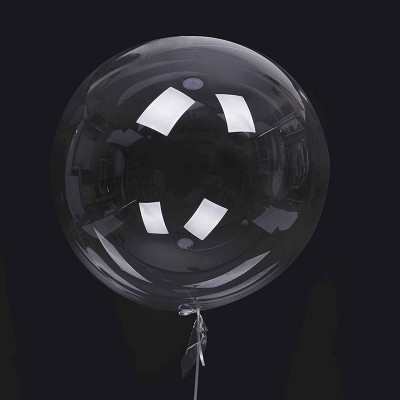 BUBBLES palloncino 18"/45cm trasparente Trasparente - Bobo Balloon