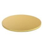 CAKE BOARD TONDO Ø 36 x H 1,2cm - Vassoio ORO -  Piatto SottoTorta rigido