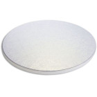 CAKE BOARD TONDO Ø 50 x H 1,2cm - Vassoio Argentato -  Piatto SottoTorta rigido