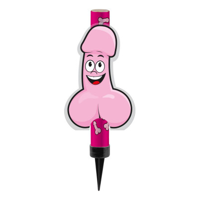 Candela Luminosa Fontana Fiaccola SEXY con Fallo - ideale per addio al nubilato