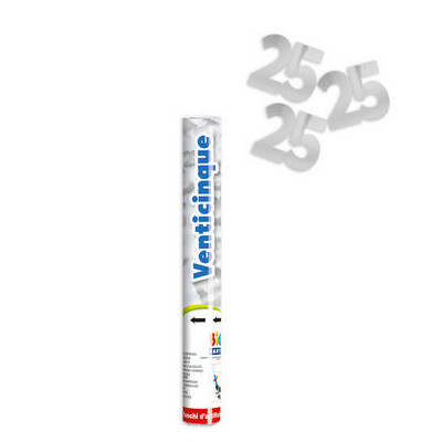 Cannone Tubo Sparacoriandoli 25 ARGENTO