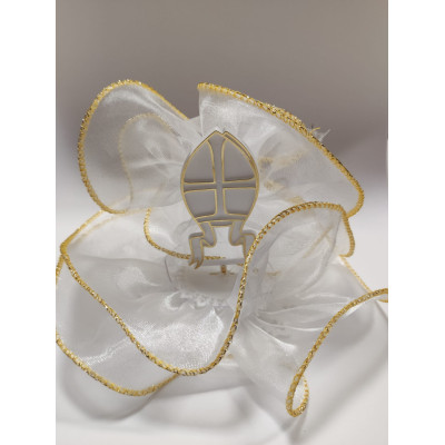 centrotorta Topper CRESIMA - MITRIA - ideale per decoro Torte e Dolci