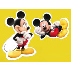 CIALDA decorativa in ostia Sagoma TOPOLINO - per torte - 1 pezzo casuale