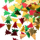 Confetti - Coriandoli da tavola sagomati ALBERO DI NATALE - rosso, verde e Oro