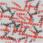 Confetti - Coriandoli da tavola sagomati LAUREA neri e rossi