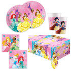 Coordinato tavola festa Principesse Disney piatti Bicchieri tovaglioli tovaglia