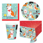 Coordinato Tavola Festa Cane cagnolino - piatti, bicchieri, tovaglioli Tovaglia