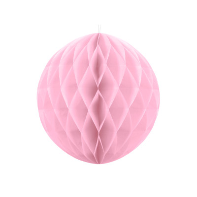 Decorazione SFERA ROSA carta frufru forma sferica - 30cm