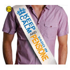 FASCIA - idea gadget scherzo - KEEP CALM and VADO in PENSIONE