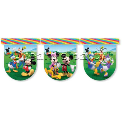 FESTONE BANDIERINE MYCKEY COLOURS 3MT IN PLASTICA