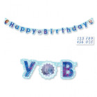 Festone Compleanno FROZEN 1,80mt - addobbo decoro festa per bambini