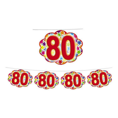 FESTONE NUVOLA 80 ANNI 4 MT