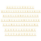 Festone PERSONALIZZABILE ORO - 38 pezzi - Sposi, Comunione, Cresima, Compleanno