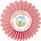 FESTONE RUOTA PRIMA COMUNIONE ROSA