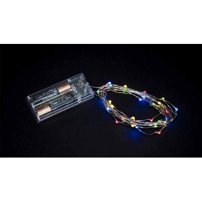 Filo LED Multicolor 3 mt per addobbi, palloni, nastro palloncini, decorazione ecc.