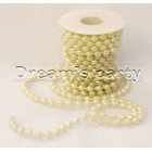 Filo Perle Panna Da 5 Mm Per 10 Metri