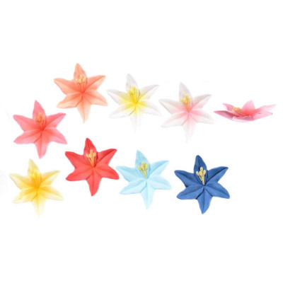 Fiore Hemerocallis in ZUCCHERO - decorazione torte e dolci - 1 Pezzo Casuale