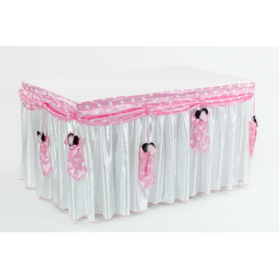 Gonna GONNELLONE TOPINA coprigambe per TAVOLO - girotavola in tessuto