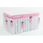 Gonna GONNELLONE TOPINA coprigambe per TAVOLO - girotavola in tessuto