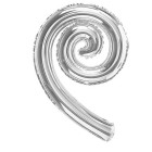 KURLY SPIRLY ARGENTO - in mylar 43x26,5cm - 1 pezzo