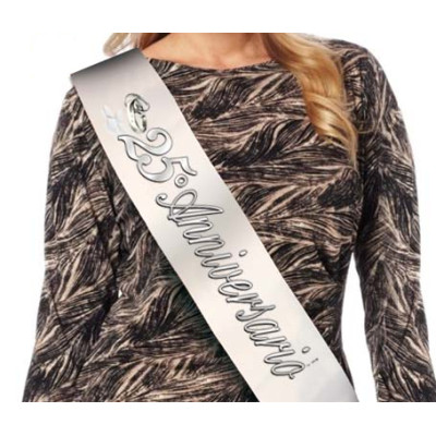 La FASCIA del 25° ANNIVERSARIO di matrimonio - idea gadget scherzo