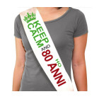 La FASCIA del 80 ENNE - KEEP CALM and HO 80 ANNI - gadget per il compleanno