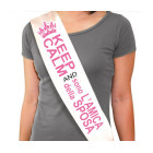 La FASCIA per l'ADDIO al NUBILATO-  KEEP CALM and sono l'AMICA della SPOSA! gadget donna