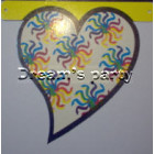 Lettera SPAZIO CUORE in carta per festone componibile - H20cm - Fantasia Casuale