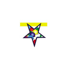 Lettera SPAZIO STELLA  in carta per festone componibile H20cm - Fantasia Casuale