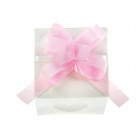 Mini COCCARDA nastrino ROSA per confezionamento pacco regalo - Bottiglia