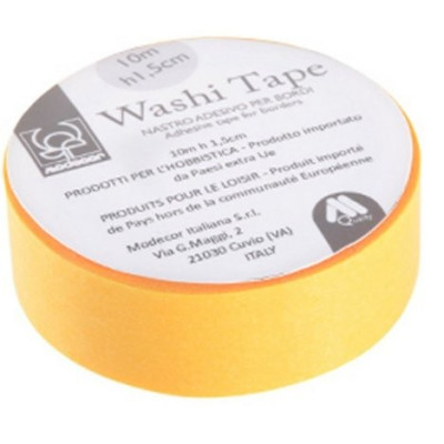 Nastro Adesivo GIALLO per bordi - ideale per vassoi cake board 10m x 1,5cm