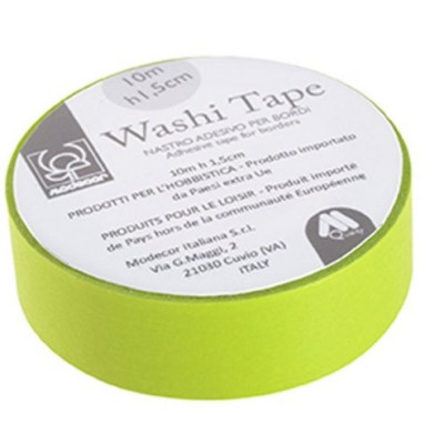Nastro Adesivo VERDE per bordi - ideale per vassoi cake board 10m x 1,5cm