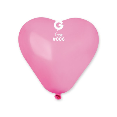 Palloncini a forma di Cuore cuoricini ROSA palloncino palloni 16cm/6" 100 PZ