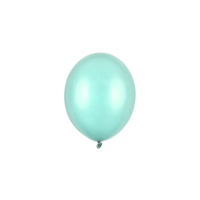 Palloncini palloni  5" verde chiaro metallizzato - 100 PZ - Ø12cm