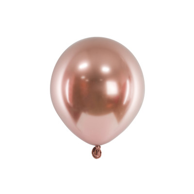 Palloncini palloni ROSA GOLD Glossy - 50 PZ - Ø12cm