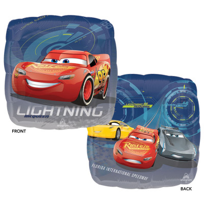 Palloncino foil mylar CARS con 2 stampe differenti - 43 cm