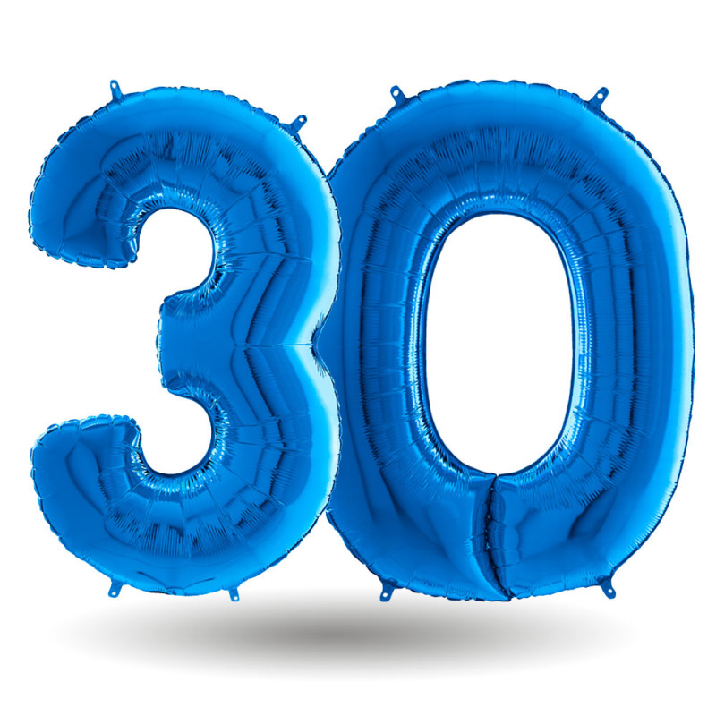 Palloncino in piedi - Numero 3 Blu per il compleanno del tuo bambino