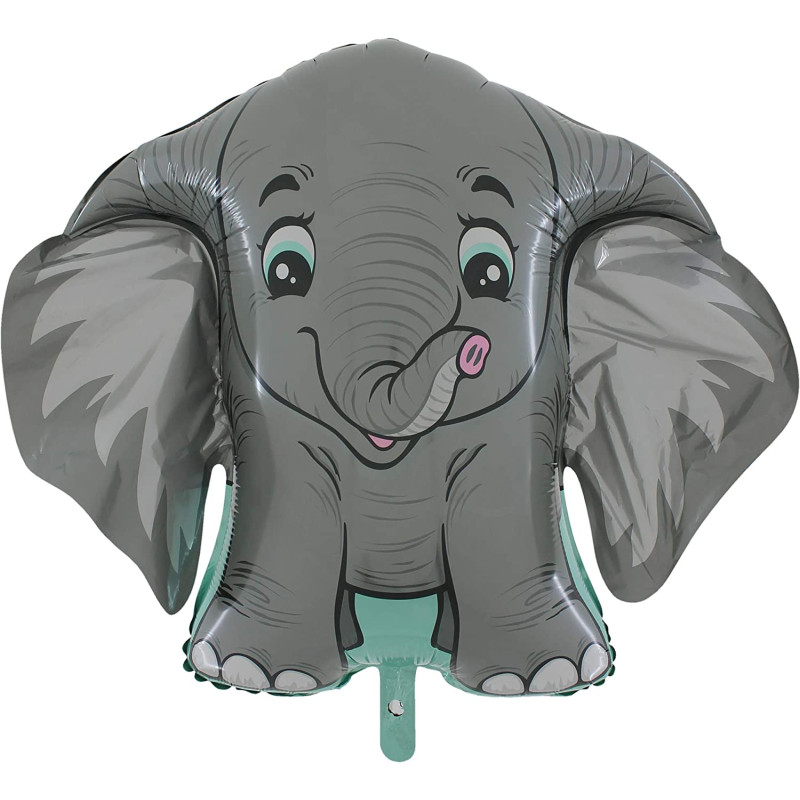 PALLONE Elefante Elefantino Palloncino foil Supershape 80cm -  gonfiabile a elio