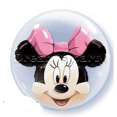 PALLONE MINNIE DOUBLE BUBBLES