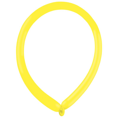 Pallone MODELLABILE E160 114 cm / 45 " giallo 100pz