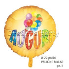PALLONE MYLAR AUGURI 22 POLLICI