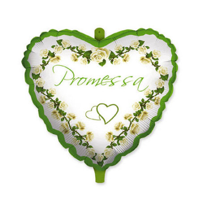 PALLONE MYLAR CUORE PROMESSA SPOSI