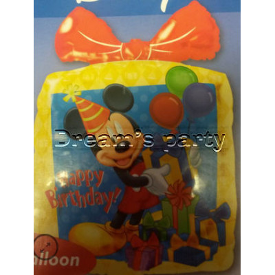 PALLONE MYLAR TOPOLINO PACCO REGALO